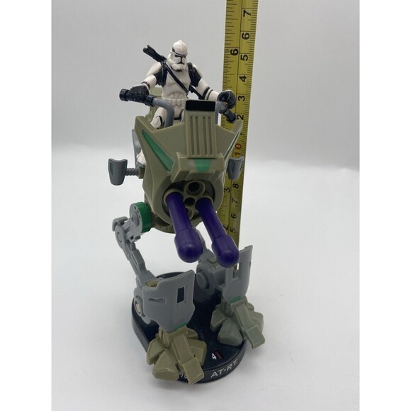 Attacktix Star Wars Battle Master Set AT-RT & Republic Gunship 4 Pieces Hasbro - Picture 15 of 16